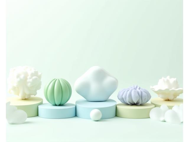 Infographic comparing natural materials like cork, organic cotton, recycled plastic, and bamboo